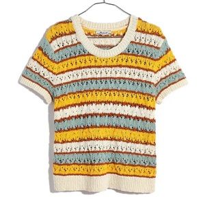 Madewell Carrington Short Sleeve Sweater